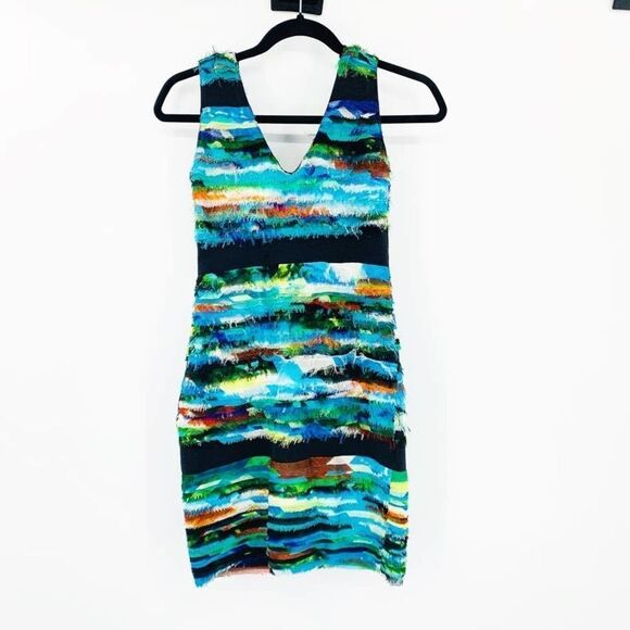 Rag & Bone Harley Frayed Silk Dress Sz‎ S - Picture 2 of 8